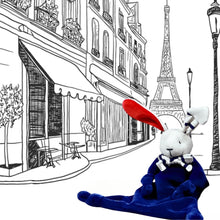 Charger l'image dans la galerie, Doudou lapin Tricolore